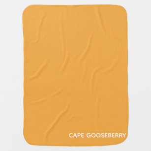 Cape Gooseberry yellow colour name Baby Blanket