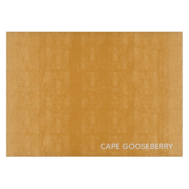 Cape Gooseberry yellow colour name Cutting Board (Front)