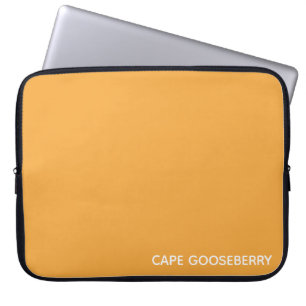 Cape Gooseberry yellow colour name Laptop Sleeve