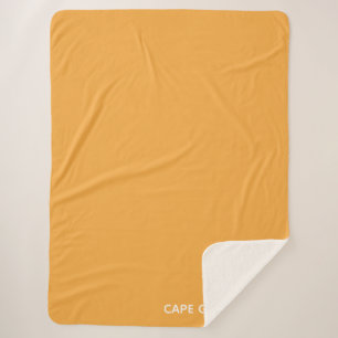 Cape Gooseberry yellow colour name Sherpa Blanket