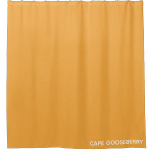 Cape Gooseberry yellow colour name Shower Curtain