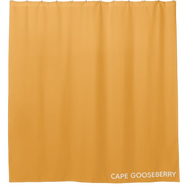 Cape Gooseberry yellow colour name Shower Curtain (Front)