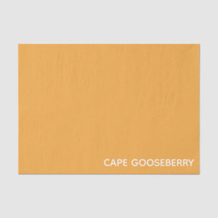 Cape Gooseberry yellow colour name Tissue Paper