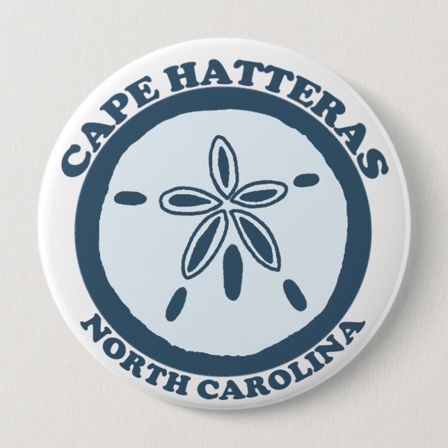 Cape Hatteras. 10 Cm Round Badge (Front)