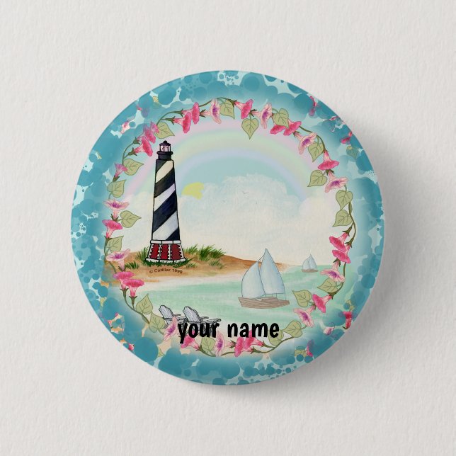 Cape Hatteras Lighthouse  6 Cm Round Badge (Front)