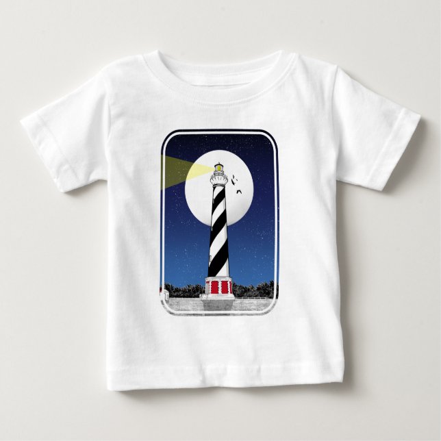 Cape Hatteras Lighthouse Baby T-Shirt (Front)