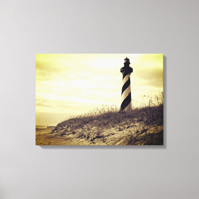 Cape Hatteras Lighthouse Canvas Print (Front)