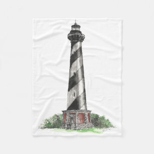 Cape Hatteras Lighthouse Fleece Blanket