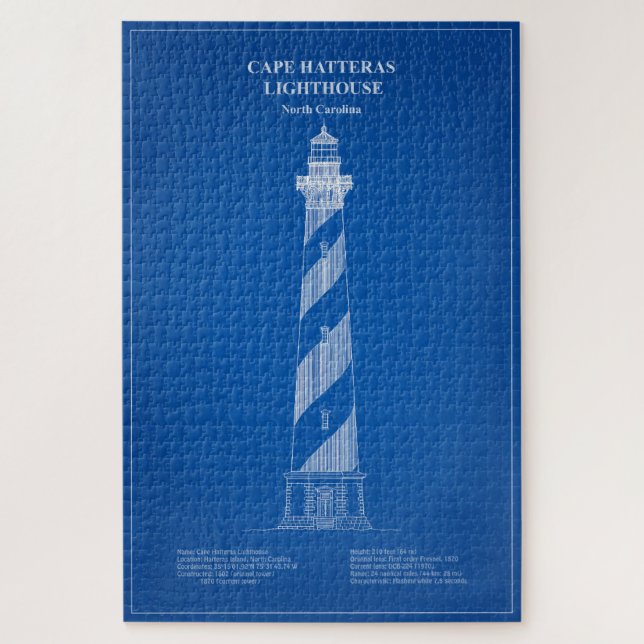Cape Hatteras Lighthouse - North Carolina – AD Jigsaw Puzzle (Vertical)