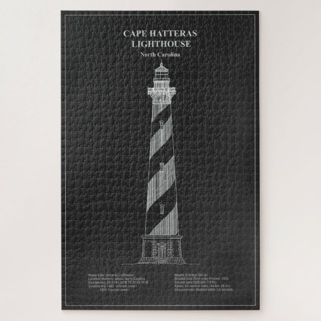 Cape Hatteras Lighthouse - North Carolina – PD Jigsaw Puzzle (Vertical)