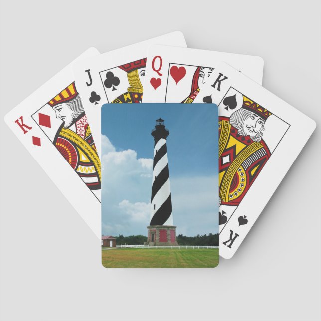 Cape Hatteras Lighthouse Outer Banks NC Playing Cards (Back)