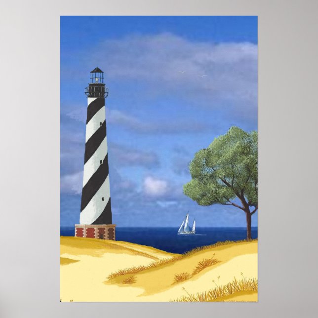 Cape Hatteras Lighthouse Poster (Front)
