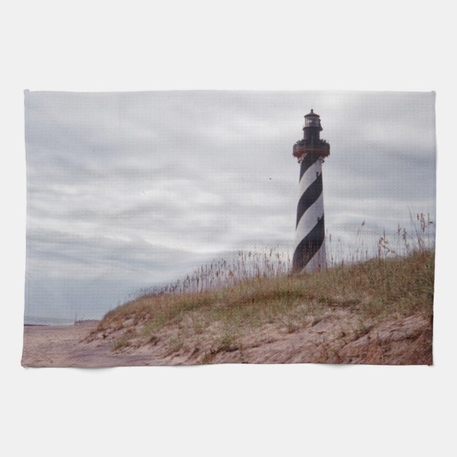 Cape Hatteras Lighthouse Tea Towel (Horizontal)