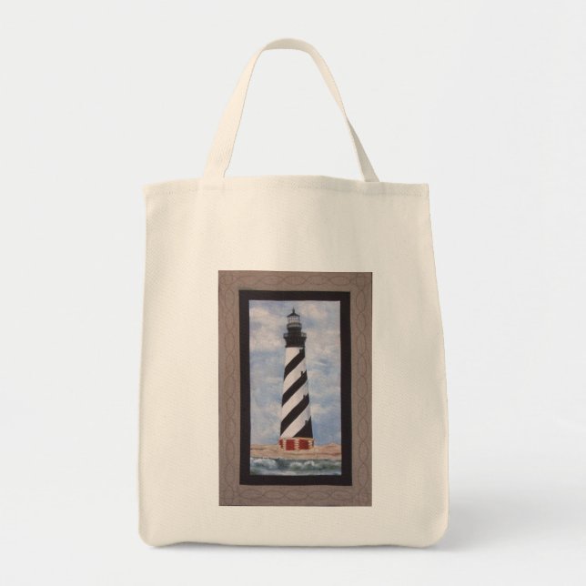 Cape Hatteras Lighthouse Tote Bag (Front)