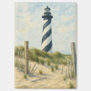 Cape Hatteras Lighthouse Watercolor Magnet