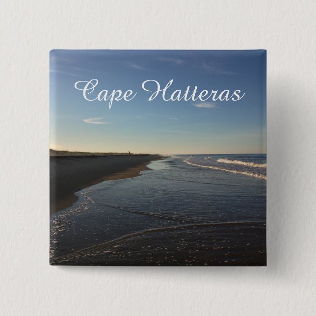 Cape Hatteras National Seashore 15 Cm Square Badge (Front)