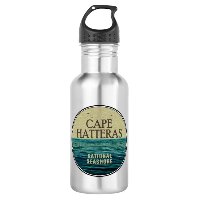 Cape Hatteras National Seashore Ocean Birds 532 Ml Water Bottle (Front)