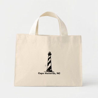 Cape Hatteras, NC - Lighthouse Mini Tote Bag