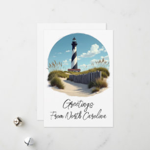 Cape Hatteras North Carolina Holiday Card