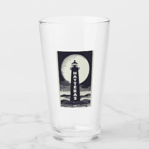 Cape Hatteras North Carolina Lighthouse Moon Glass