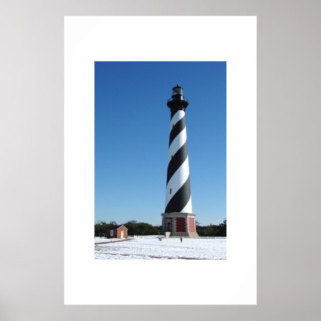 Cape Hatteras Snow Poster (Front)