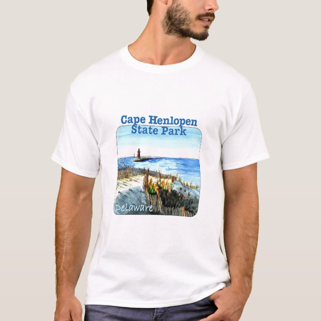 Cape Henlopen State Park, Delaware T-Shirt (Front)