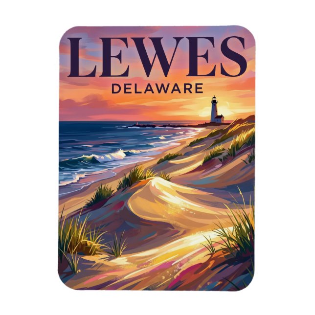 Cape Henlopen State Park USA Magnet (Vertical)