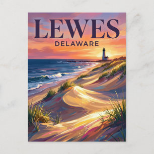 Cape Henlopen State Park USA Postcard