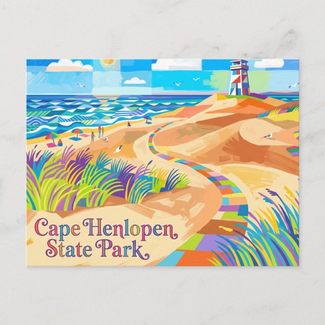 Cape Henlopen State Park USA Postcard (Front)