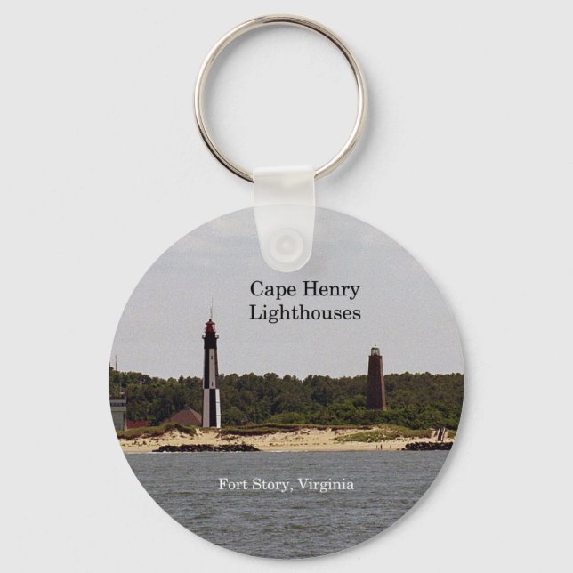 Cape Henry Lighthouse key chain (Front)