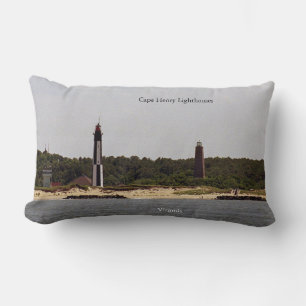 Cape Henry Lighthouse Lumbar Cushion