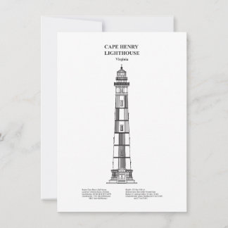 Cape Henry Lighthouse - Virginia - BD Card