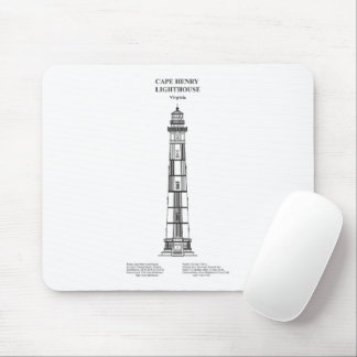 Cape Henry Lighthouse - Virginia - BD Mouse Pad