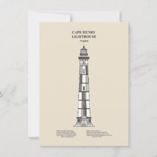 Cape Henry Lighthouse - Virginia - SBD Card