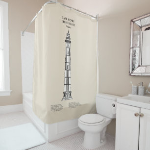 Cape Henry Lighthouse - Virginia - SBD Shower Curtain