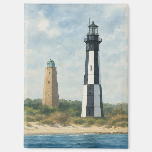 Cape Henry Lighthouses Magnet