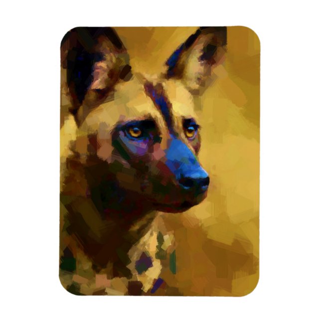 Cape Hunting Dog Magnet (Vertical)