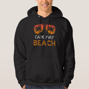 Cape May Beach Vintage Retro Summer Family Vacatio Hoodie
