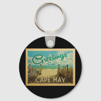 Cape May Beach Vintage Travel