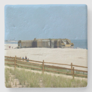 Cape May Bunker Stone Coaster