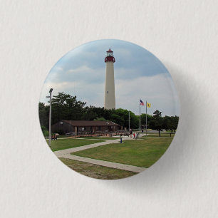 Cape May Lighthouse 3 Cm Round Badge