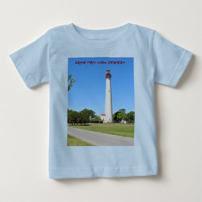 Cape May Lighthouse Baby T-Shirt (Front)