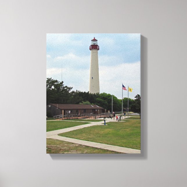 Cape May Lighthouse Canvas Print (Front)