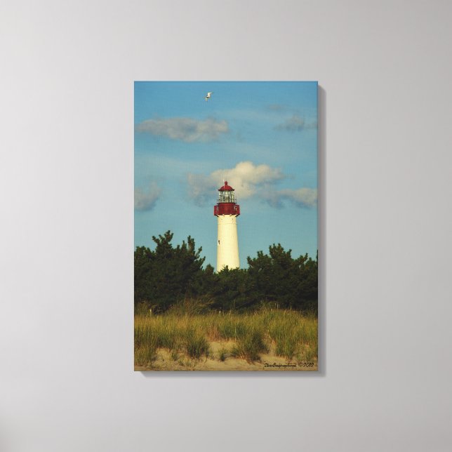 Cape May Lighthouse Canvas Print (Front)