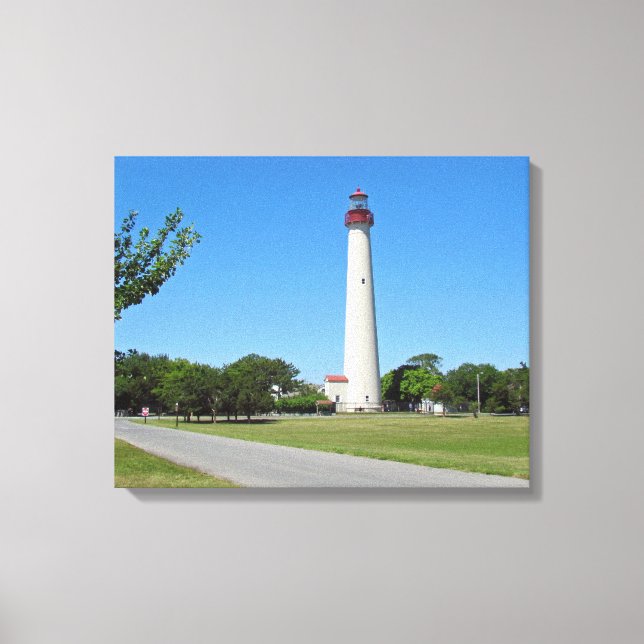 Cape May Lighthouse Canvas Print (Front)