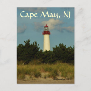 Cape May Lighthouse greeting card/postcard Postcard