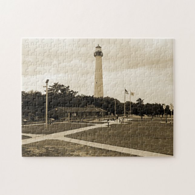 Cape May Lighthouse Jigsaw Puzzle (Horizontal)