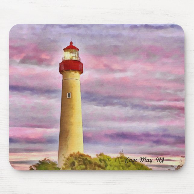 Cape May Lighthouse Mousepad (Front)