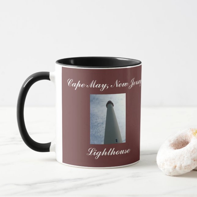 Cape May Lighthouse Mug (With Donut)
