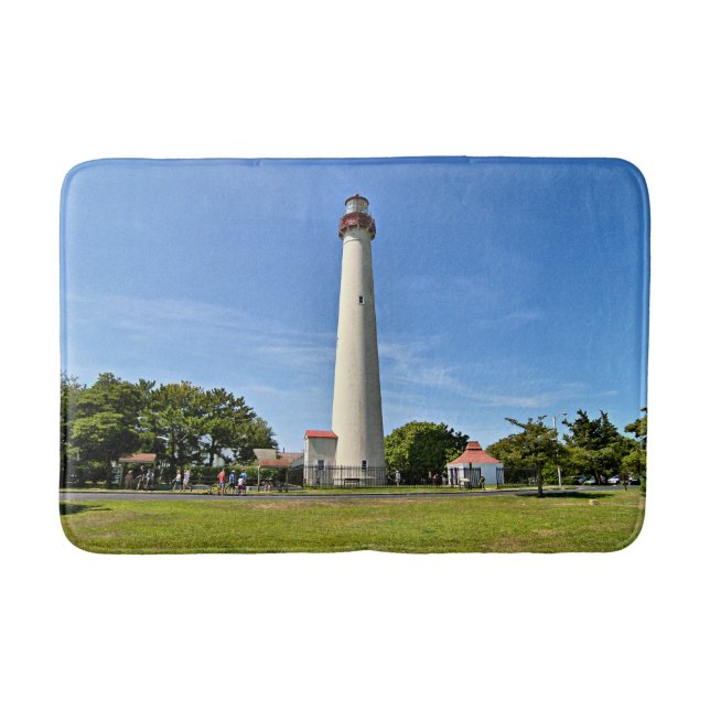 Cape May Lighthouse, New Jersey Bath Mat (Front)
